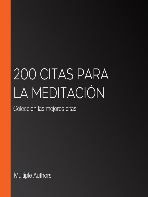 Title details for 200 citas para la meditación by Multiple Authors - Available